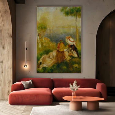 Quadro Stampa su Tela Ragazze al mare, Pierre Auguste Renoir - CupidoDesign
