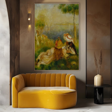 Quadro Stampa su Tela Ragazze al mare, Pierre Auguste Renoir - CupidoDesign