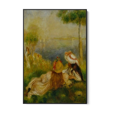 Quadro Stampa su Tela Ragazze al mare, Pierre Auguste Renoir - CupidoDesign