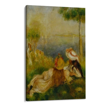 Quadro Stampa su Tela Ragazze al mare, Pierre Auguste Renoir - CupidoDesign