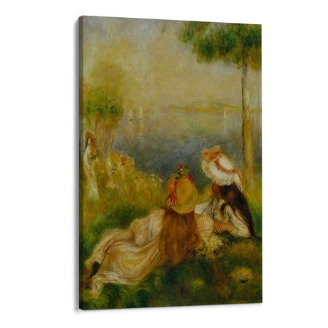 Quadro Stampa su Tela Ragazze al mare, Pierre Auguste Renoir - CupidoDesign