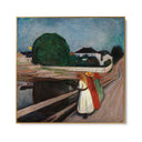 Quadro Stampa su Tela Ragazze sul Ponte, Edvard Munch - CupidoDesign