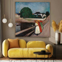 Quadro Stampa su Tela Ragazze sul Ponte, Edvard Munch - CupidoDesign