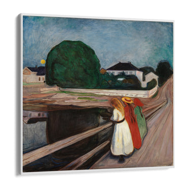 Quadro Stampa su Tela Ragazze sul Ponte, Edvard Munch - CupidoDesign