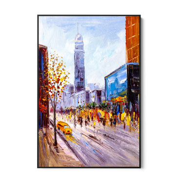 Quadro Stampa su Tela Raggi d'Ottobre - CupidoDesign