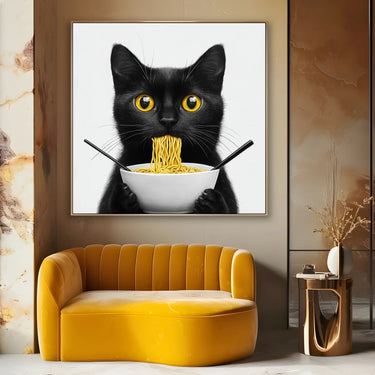 Quadro Stampa su Tela Ramen e mistero - CupidoDesign