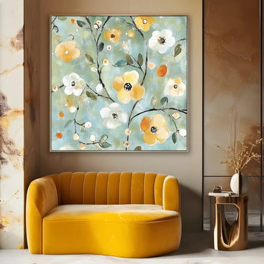 Quadro Stampa su Tela Rami Fioriti - CupidoDesign