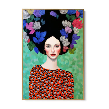 Quadro Stampa su Tela Rapsodia a Rombi - CupidoDesign