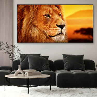 Quadro Stampa su Tela Re del Crepuscolo - CupidoDesign