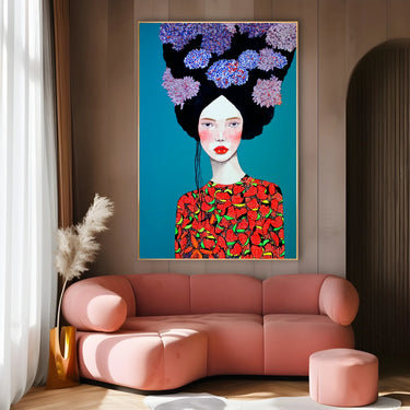 Quadro Stampa su Tela Regina delle Trame - CupidoDesign
