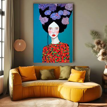 Quadro Stampa su Tela Regina delle Trame - CupidoDesign