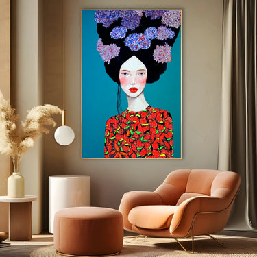 Quadro Stampa su Tela Regina delle Trame - CupidoDesign