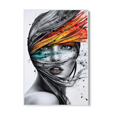 Quadro Stampa su Tela Regina di Fiori - CupidoDesign