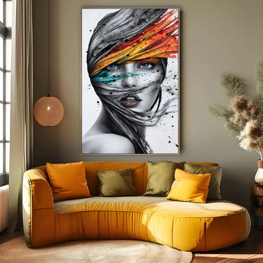 Quadro Stampa su Tela Regina di Fiori - CupidoDesign