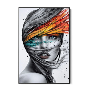 Quadro Stampa su Tela Regina di Fiori - CupidoDesign