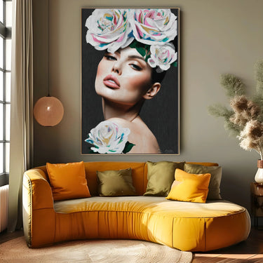 Quadro Stampa su Tela Regina di petali - CupidoDesign