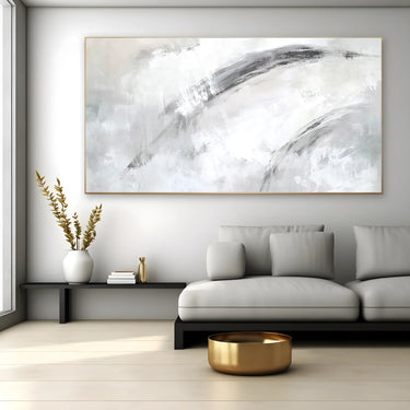 Quadro Stampa su Tela Respiro Bianco - CupidoDesign