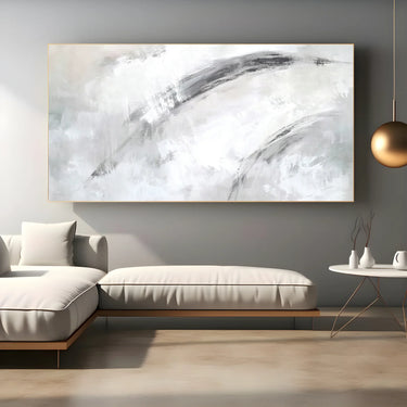 Quadro Stampa su Tela Respiro Bianco - CupidoDesign