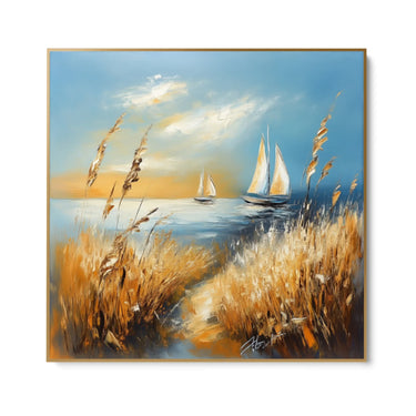 Quadro Stampa su Tela Respiro Dorato - CupidoDesign