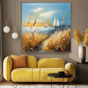 Quadro Stampa su Tela Respiro Dorato - CupidoDesign