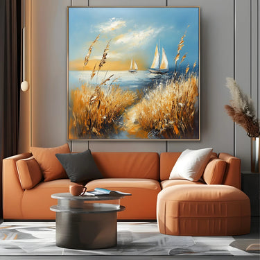 Quadro Stampa su Tela Respiro Dorato - CupidoDesign