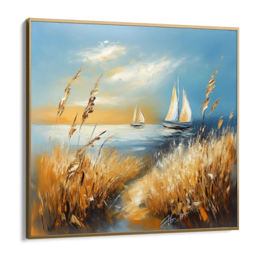 Quadro Stampa su Tela Respiro Dorato - CupidoDesign