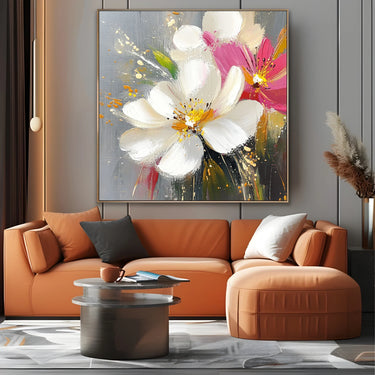 Quadro Stampa su Tela Respiro Fiorito - CupidoDesign