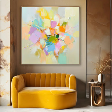 Quadro Stampa su Tela Respiro Pastello - CupidoDesign