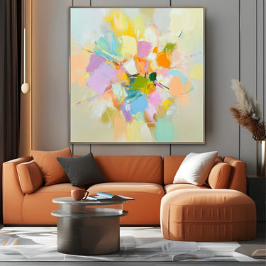 Quadro Stampa su Tela Respiro Pastello - CupidoDesign