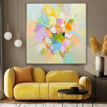 Quadro Stampa su Tela Respiro Pastello - CupidoDesign