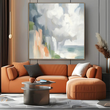 Quadro Stampa su Tela Respiro tra le Nuvole - CupidoDesign