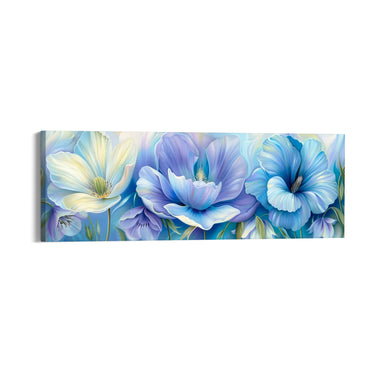 Quadro Stampa su Tela Riflessi Azzurri - CupidoDesign