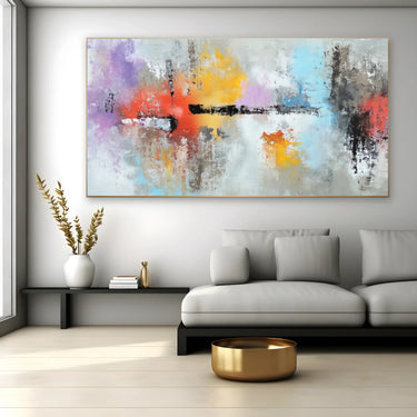 Quadro Stampa su Tela Riflessi Caldi - CupidoDesign