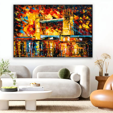 Quadro Stampa su Tela Riflessi Incandescenti - CupidoDesign