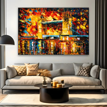 Quadro Stampa su Tela Riflessi Incandescenti - CupidoDesign