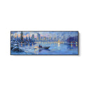 Quadro Stampa su Tela Riflessi Sotto la Neve - CupidoDesign