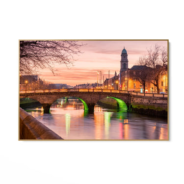 Quadro Stampa su Tela Riflessi urbani, Dublino - CupidoDesign