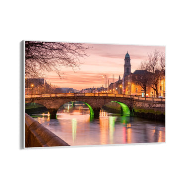 Quadro Stampa su Tela Riflessi urbani, Dublino - CupidoDesign