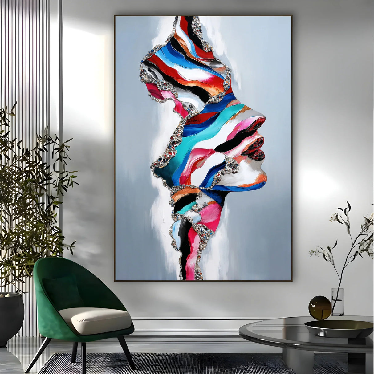 Quadro Stampa su Tela Riflessi Velluto - CupidoDesign