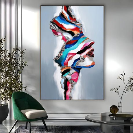 Quadro Stampa su Tela Riflessi Velluto - CupidoDesign