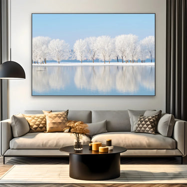 Quadro Stampa su Tela Riflessi d’inverno - CupidoDesign