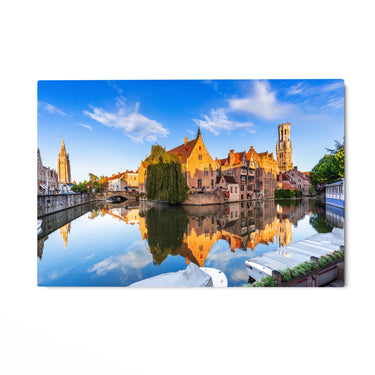 Quadro Stampa su Tela Riflessi di Bruges - CupidoDesign