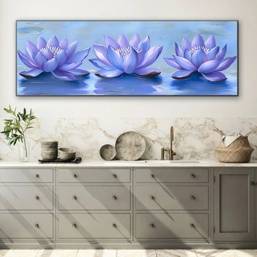 Quadro Stampa su Tela Riflessi di Ghiaccio - CupidoDesign
