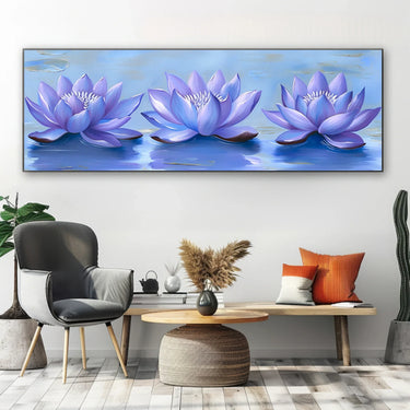 Quadro Stampa su Tela Riflessi di Ghiaccio - CupidoDesign
