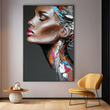 Quadro Stampa su Tela Riflesso Bronzo - CupidoDesign