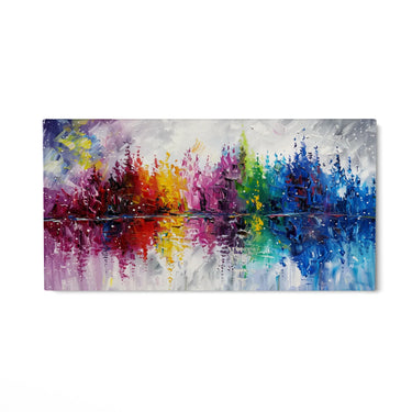 Quadro Stampa su Tela Riflesso di Colore - CupidoDesign