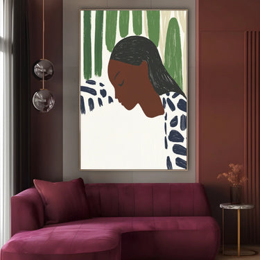 Quadro Stampa su Tela Riposo Intimo - CupidoDesign