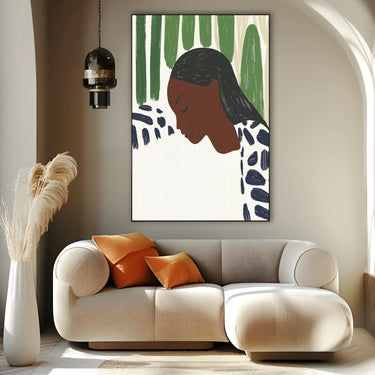 Quadro Stampa su Tela Riposo Intimo - CupidoDesign