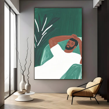Quadro Stampa su Tela Riposo Sereno - CupidoDesign