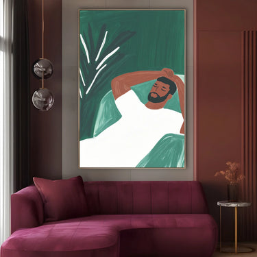 Quadro Stampa su Tela Riposo Sereno - CupidoDesign